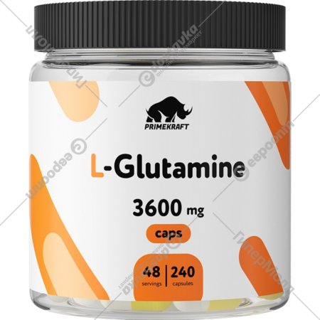 Аминокислоты «Prime Kraft» L-Glutamine, 240 шт