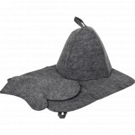 Набор «HOT POT» из трех предметов (шапка, коврик, рукавица).