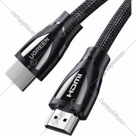 Кабель «Ugreen» HDMI 2.1 Male to Male Cable with Braided, HD140, black, 80405, 5 м
