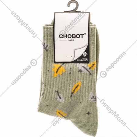 Носки жен­ские «Chobot» зеленые, размер 36-37, 5223-008