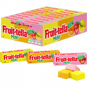 Кон­фе­ты же­ва­тель­ный «Fruittella» мини со вкусом клуб­ни­ки, 11 г