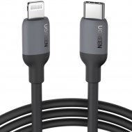 Кабель «Ugreen» Skin Friendly USB-C to Lightning Silicone Cable, US387, black, 20304, 1 м