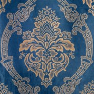 Штора портьерная «Этель» Версаль, синий, 160х270 см