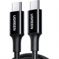 Кабель «Ugreen» USB-C 2.0 Charging Cable 100W, US300, black, 80371, 1 м