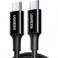 Кабель «Ugreen» USB-C 2.0 Charging Cable 100W, US300, black, 80372, 2 м