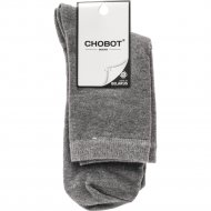 Носки мужские «Chobot» серые, размер 25-27, 42-127