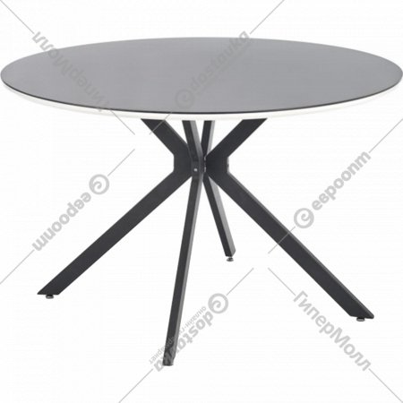 Обеденный стол «Halmar» Avelar, черный/белый