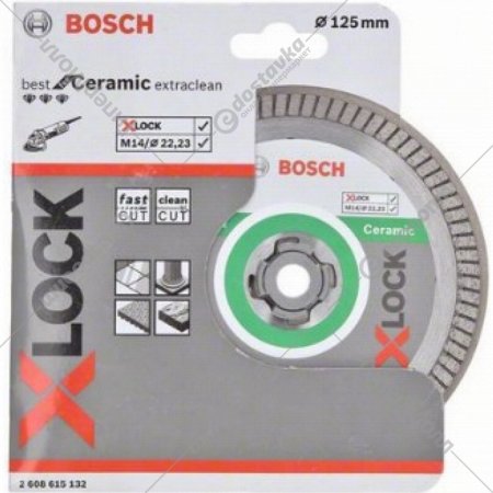 Отрезной диск «Bosch» Turbo X-Lock, 2608615132