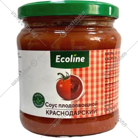 Соус плодоовощной «Ecoline» Краснодарский классический, 450 г