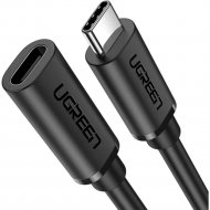Кабель «Ugreen» USB Type C Male to Female Extension Cable, ED008, black, 40574, 50 см
