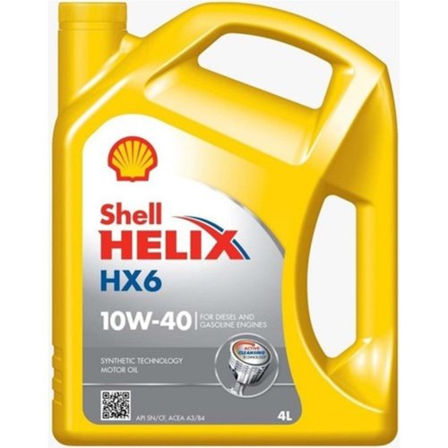 Масло моторное «Shell» Helix HX6 10W40, 4 л