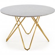Обеденный стол «Halmar» Bonello, серый мрамор/золотой