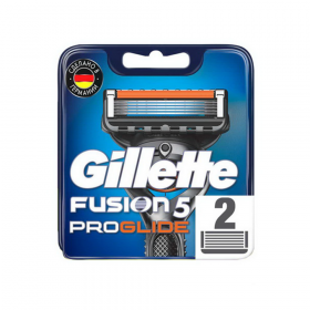 Сменные кассеты для мужской бритвы «Gillette» Fusion ProGlide, 2 шт