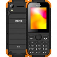 Мобильный телефон «Strike» R30, черный/оранжевый
