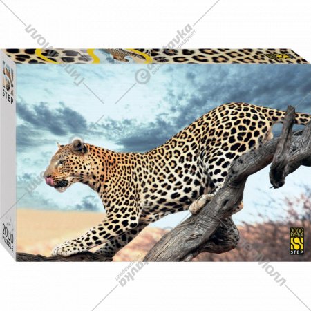 Пазл «Степ Пазл» Леопард в дикой природе, 84053, 2000 элементов