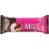 Сырок творожный глазированный Молочный мир чизкейк с малиной, 40 г