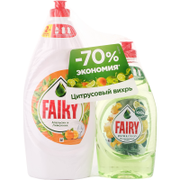 

Ср-во д/пос"FAIRY(апел)900мл+(берг)450мл