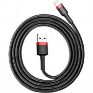 Кабель «Baseus» Cafule USB For lightning 1.5A, Red+Red, CALKLF-C09, 2 м