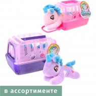 Мягкая игрушка «Darun Toys» Единорог в переноске, DR5002-A