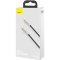 Кабель «Baseus» Cafule, Metal Data Type-C to iP PD 20W, Black, CATLJK-A01, 1 м