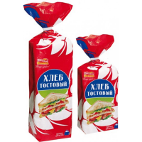 

Хлеб "ТОСТОВЫЙ" (рез,уп) 0.46 кг