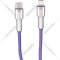 Кабель «Baseus» Cafule, Metal Data Type-C to iP PD 20W, Purple, CATLJK-A05, 1 м