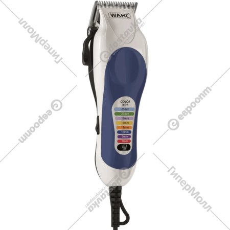 Машинка для стрижки «Wahl» Color Pro Plus, 20104.0460, серый/белый