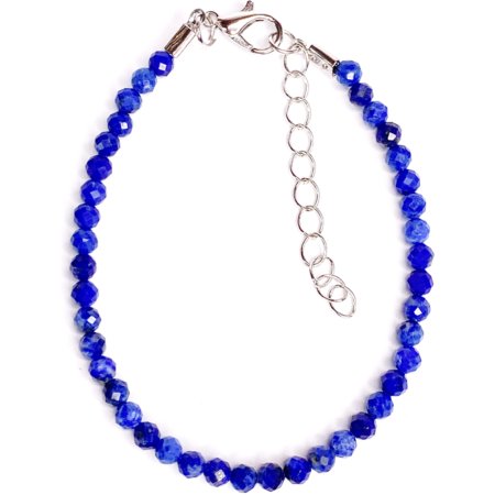 Браслет на ногу «Wolves» Лазурит, размер 21-26