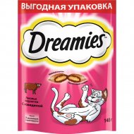Лакомство для взрослых кошек «Dreamies» с говядиной, 140 г