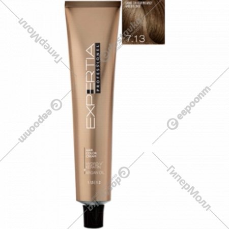 Крем-краска «Farcom» Expertia Professionel, Hair Color Cream, 7.13, 100 мл