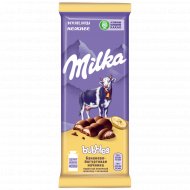 Шоколад молочный «Milka» пористый с бананово-йогуртовой начинкой, 92 г