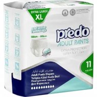 Трусики-подгузники для взрослых «Predo» размер XL, 120-170 см, 11 шт
