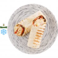 Ролл-буррито с филе цыпленка и печеными овощами замороженный, 1/180 г