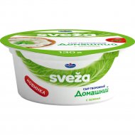 Сыр творожный «SVEZA» домашний, с зеленью, 50%, 130 г