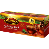 

Чай "ЛИСМА" (насыщ.инд.,пак.25*1.8г б/к)