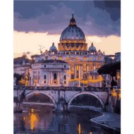 Картина по номерам «Lori» Вечерний Ватикан, Рх-074, 41х51 см
