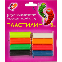 

Пластилин "ЛУЧ" (флуоресцентный,8цв) РФ