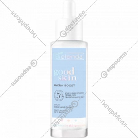 Сыворотка для лица «Bielenda» Good Skin Hydra Boost, сильно увлажняющая, с гиалуроновой кислотой, 048877/046804, 30 г