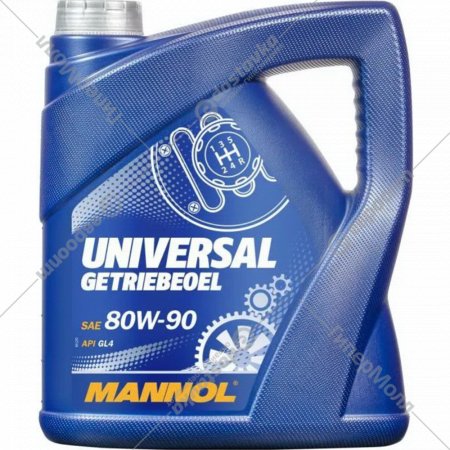 Трансмиссионное масло «Mannol» Universal 80W90 GL-4 / MN8107-4 (4л)