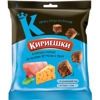 

Сухарики "КИРИЕШКИ" (ветчина,сыр) РФ 40г