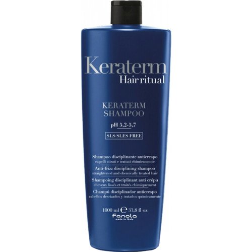Шампунь «Fanola» Keraterm Hair Ritual, для выпрямленных и химически поврежденных волос, 86413, 1000 мл
