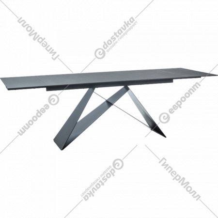 Обеденный стол «Signal» Westin 160, раскладной, черный матовый