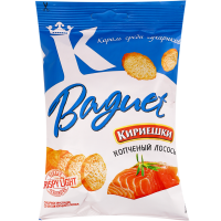 

Сухарики "КИРИЕШКИ BAGUET" (лосось)50г