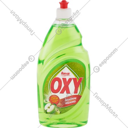 Средство для мытья посуды «Romax» Oxy, яблоко, 900 г