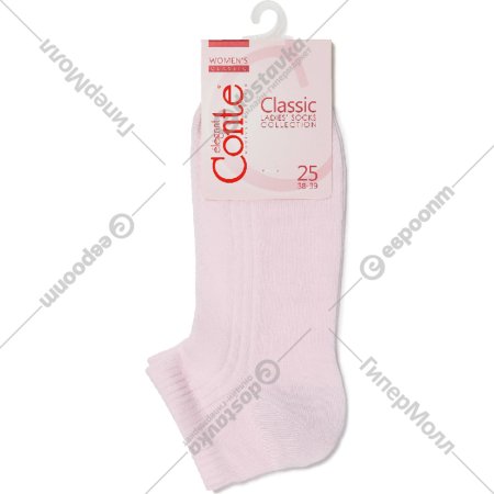Носки женские «Conte Elegant» 7С-34СП, размер 36-37, светло-розовые