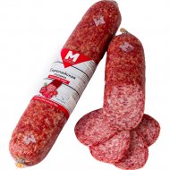 Колбаса сырокопченая «Могилевский МК» Европейская, высший сорт, 1 кг, фасовка 0.45 - 0.5 кг