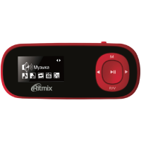 

MP3-плеер "RITMIX" (RF-3410,4Gb,красный)