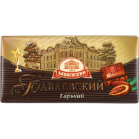 

Шоколад "БАБАЕВСКИЙ" (горький) РФ 100 г