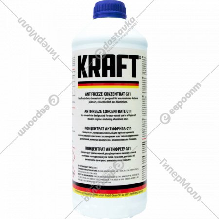Антифриз-концентрат «Kraft» G11, KF101, 1.5 л