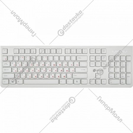 Клавиатура «Oklick» 505M, белый